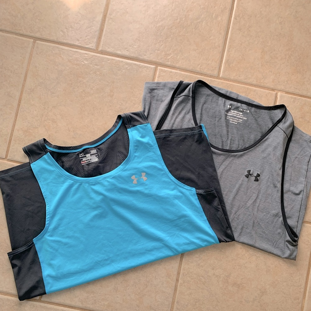 Set of 2 Men’s Under Armour Tanks | Size L